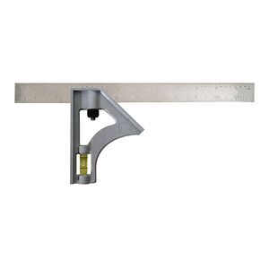 Ace Steel Combination Square Silver 12inch